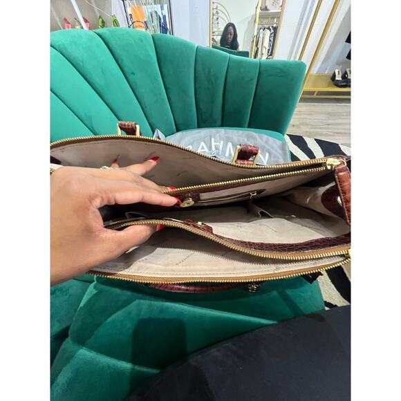 Brahmin Croc Embossed Large Bag - Picture 11 of 15